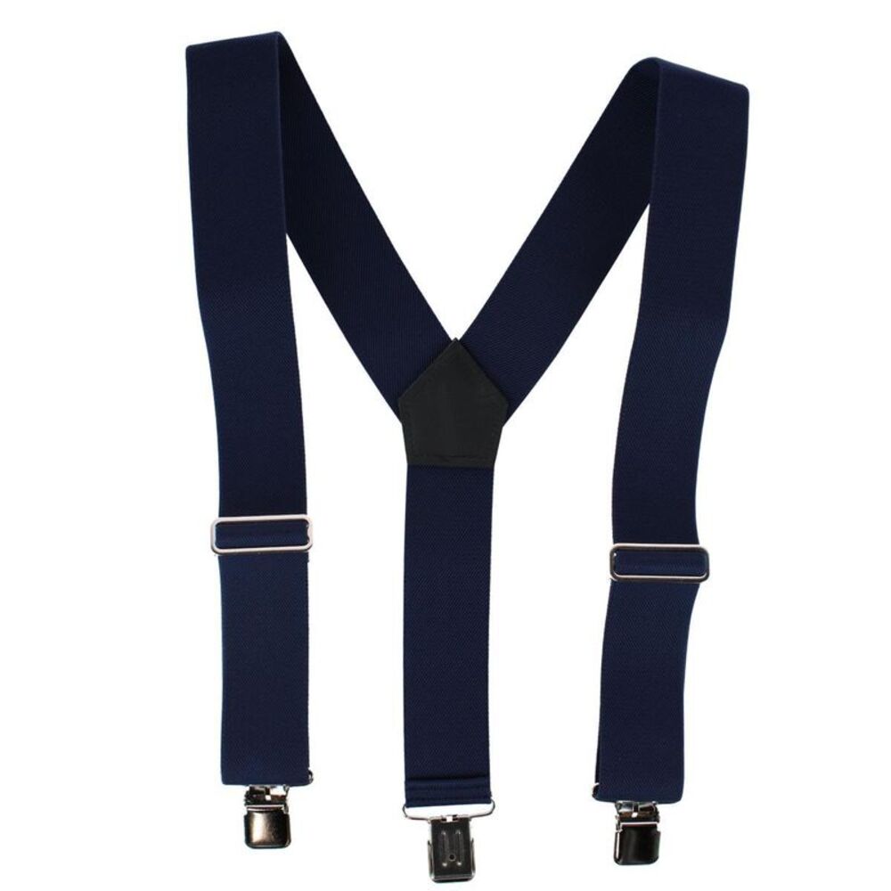 Welch Men's 2 Inch Elastic Y-Back Clip End Suspenders